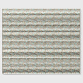 Zee Anchor Patroon Cadeaupapier (Vlak)