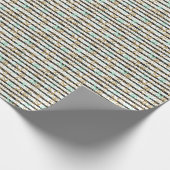 Zee Anchor Patroon Cadeaupapier (Hoek)