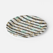 Zee Anchor Patroon Papieren Bordje (Gekanteld)