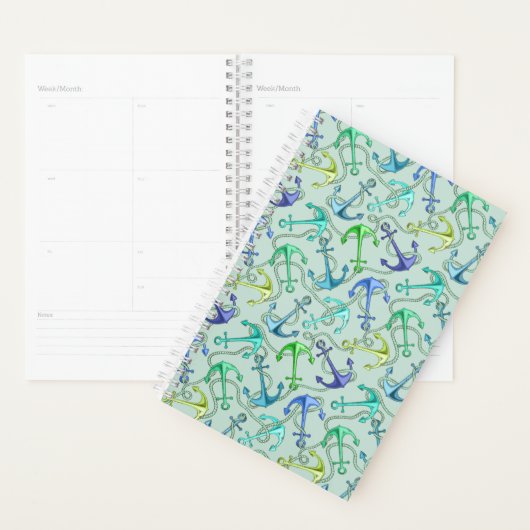 Zee Anchors en hellingspatroon Planner (Display)