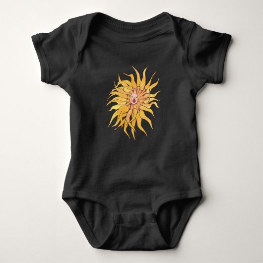 Zee Anemone Actinia Ocean Underwater Surreal Art Romper (Voorkant)