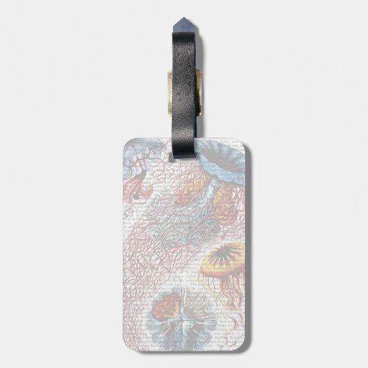 Zee Anemone Bagagelabel (Achterkant verticaal)