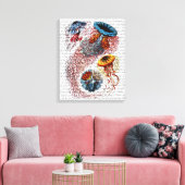 Zee Anemone Canvas Afdruk (Insitu (Woonkamer))