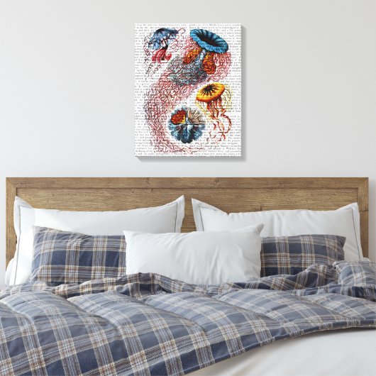 Zee Anemone Canvas Afdruk (Insitu (Slaapkamer))