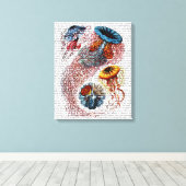 Zee Anemone Canvas Afdruk (Insitu (Houten vloer))