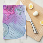 Zee Anemone Kitchen Towel Theedoek (Quarter Fold)