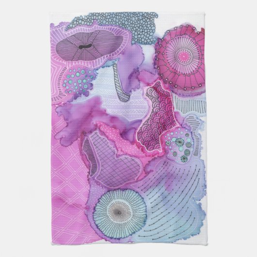 Zee Anemone Kitchen Towel Theedoek (Verticaal)