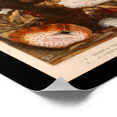 Zee Anemone Kleur  Illustratie Afdrukken Poster (Hoek)