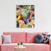 Zee Anemone Wetenschappelijke Natuur Oceaan Canvas Afdruk (Insitu (Woonkamer))