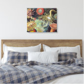 Zee Anemone Wetenschappelijke Natuur Oceaan Canvas Afdruk (Insitu (Slaapkamer))