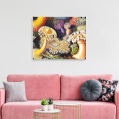 Zee Anemone Wetenschappelijke Natuur Oceaan Canvas Afdruk (Insitu (Woonkamer))