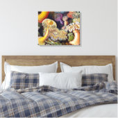 Zee Anemone Wetenschappelijke Natuur Oceaan Canvas Afdruk (Insitu (Slaapkamer))