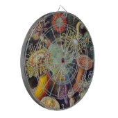 Zee Anemone Wetenschappelijke Natuur Oceaan Dartbord (Voorkant Links)