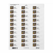 Zee Anemone Wetenschappelijke Natuur Oceaan Etiket (Full Sheet)