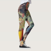Zee Anemone Wetenschappelijke Natuur Oceaan Leggings (Rechts)