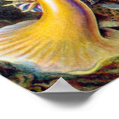 Zee Anemone Wetenschappelijke Natuur Oceaan Poster (Hoek)