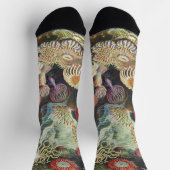 Zee Anemone Wetenschappelijke Natuur Oceaan Sokken (Top)