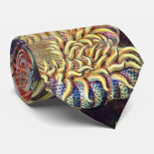 Zee Anemone Wetenschappelijke Natuur Oceaan Stropdas (Opgerold)