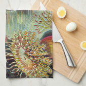 Zee Anemone Wetenschappelijke Natuur Oceaan Theedoek (Quarter Fold)