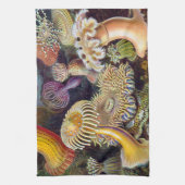 Zee Anemone Wetenschappelijke Natuur Oceaan Theedoek (Verticaal)