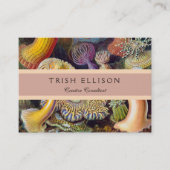 Zee Anemone Wetenschappelijke Natuur Oceaan Visitekaartje (Voorkant)