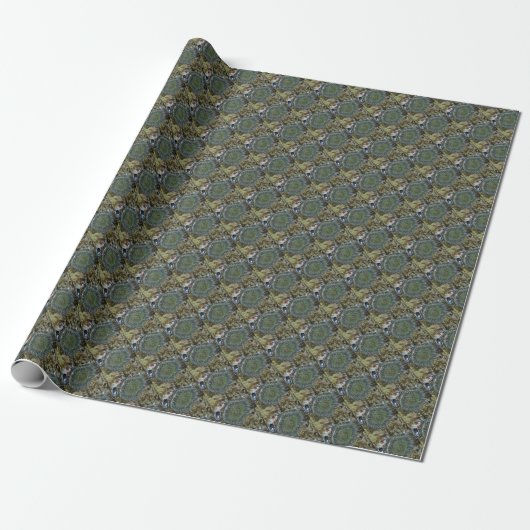 Zee Anemone Wrapping Paper Cadeaupapier (Uitgerold)