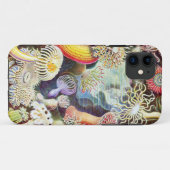Zee anemonen illustratie door Ernst Haeckel Case-Mate iPhone Case (Achterkant (horizontaal))