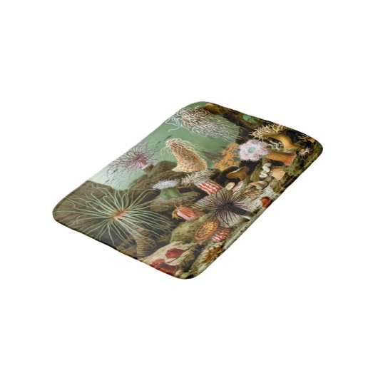 Zee Anemonen, Marine Life Ocean Animals Badmat (Gekanteld)