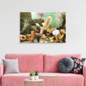 Zee Anemonen, Marine Life Ocean Animals Canvas Afdruk (Insitu (Woonkamer))