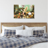 Zee Anemonen, Marine Life Ocean Animals Canvas Afdruk (Insitu (Slaapkamer))