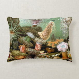 Zee Anemonen,  Marine Life Ocean Animals Decoratief Kussen