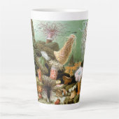 Zee Anemonen,  Marine Life Ocean Animals Latte Mok (Voorkant)