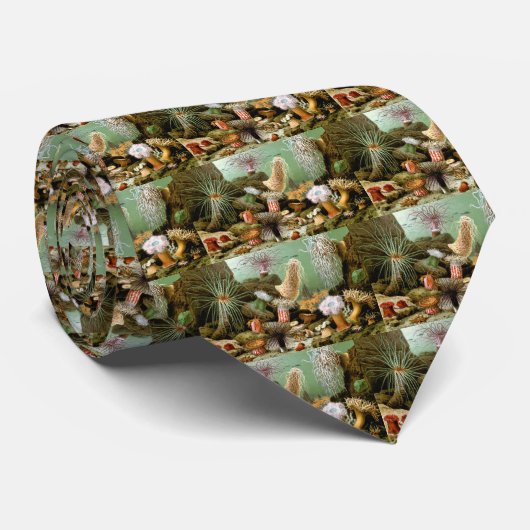 Zee Anemonen,  Marine Life Ocean Animals Stropdas (Opgerold)