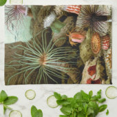 Zee Anemonen,  Marine Life Ocean Animals Theedoek (Gevouwen)