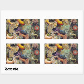  Zee Anemones, Actiniae, ingediend door Ernst Haec Rechthoekige Sticker (Vel)