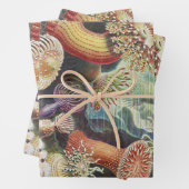 Zee Anemones, Actiniae Seeanemonen Ernst Haeckel Inpakpapier Vel (In situ)