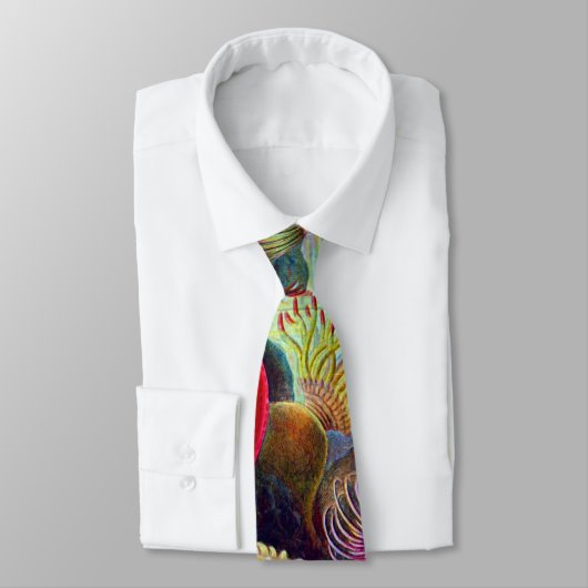 Zee Anemones Ernst Haeckel Fine Art Stropdas (Gebonden)