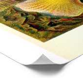 Zee Anemones  Illustratie Poster (Hoek)