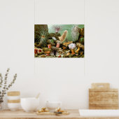  Zee Anemones, Marine Life Ocean Animals Poster (Keuken)