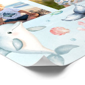 Zee Animal Kids Verjaardag Foto Milestone Sign Poster (Hoek)