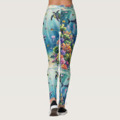 Zee Animals Seamless Pattern Leggings (Achterkant)