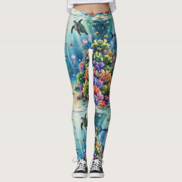 Zee Animals Seamless Pattern Leggings