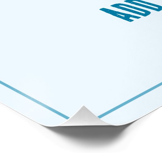 Zee Anker. Kompas roos. Sailor Gift Sjabloon Perfect Poster (Hoek)