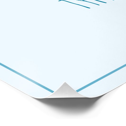 Zee Anker. Sailor Gift Sjabloon Perfect Poster (Hoek)