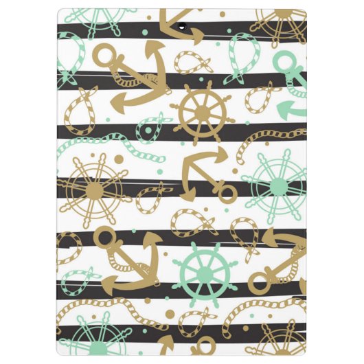 Zee-ankerpatroon Klembord (Achterkant)