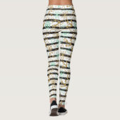 Zee-ankerpatroon Leggings (Achterkant)