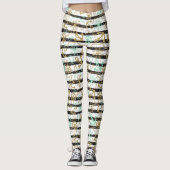 Zee-ankerpatroon Leggings (Voorkant)