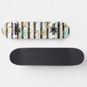 Zee-ankerpatroon Skateboard (Horizontaal)