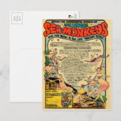  Zee apen Reclame Briefkaart (Voorkant / Achterkant)