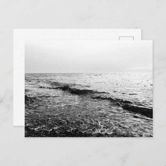 Zee avond briefkaart (Voorkant / Achterkant)